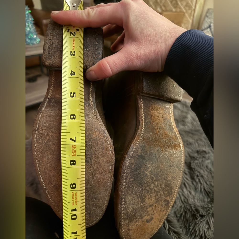 Original Vintage Men’s Antique US Army Cavalry Riding Boots - Picture 11 of 12